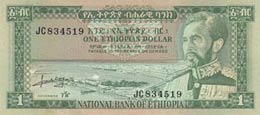 Ethiopia, 1 Dollar, ... 