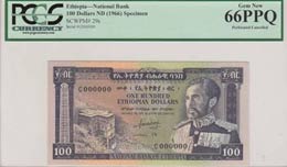 Ethiopia, 100 Dollars, ... 
