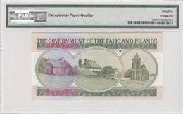 Falkland Islands, 10 Pounds, 2011, UNC, p18  ... 