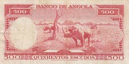 Angola, 500 Escudos, 1970, VF, p97  