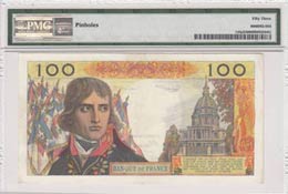France, 100 Nouveaux Francs, 1959-64, AUNC, ... 