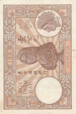 French Indo-China, 100 Piastres, 1936/1936, ... 