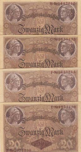 Germany, 20 Mark, 1914, ... 