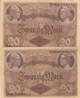 Germany, 20 Mark, 1914, ... 
