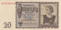 Germany, 20 Reichmark, ... 