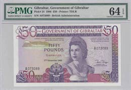 Gibraltar, 50 Pounds, ... 
