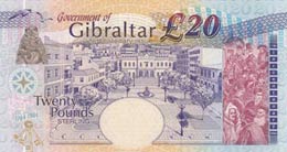 Gibraltar, 20 Pounds, 2004, UNC, p31  