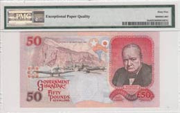 Gibraltar, 50 Pounds, 2006, UNC, p34a  PMG ... 