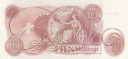 Great Britain, 10 Shillings, 1966-1970, UNC, ... 