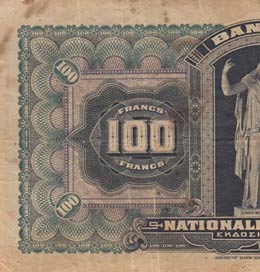 Greece, 100 Drahmi /50 Drahmi, 1917, FINE ... 