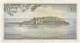 Guernsey, 1 Pound, 1969/1975, XF, p45b  