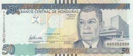 Honduras, 50 Lempiras, ... 