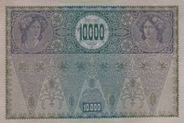 Austria, 10.000 Kronen, 1918, XF, p25  