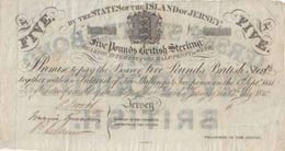 Jersey, 5 Pounds, 1840, ... 