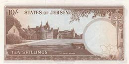 Jersey, 10 Shillings, 1963, UNC, p7  