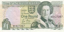 Jersey, 1 Pound, 1989, ... 