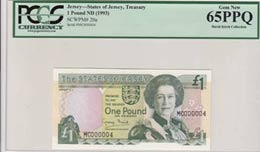 Jersey, 1 Pound, 1993, ... 
