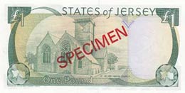 Jersey, 1 Pound, 1993, UNC, p20s, SPECIMEN 