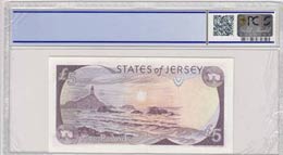 Jersey, 5 Pounds, 1993, UNC, p21a  PCGS 66 ... 