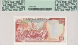Jersey, 10 Pounds, 1993, UNC, p22a  High ... 