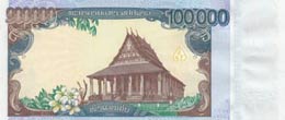 Lao, 100.000 Kip , 2010, UNC, p40  400th ... 