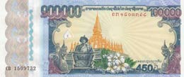 Lao, 100.000 Kip , 2010, ... 