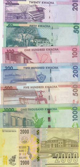 Malawi, 20-50-100-200-500-1.000-2.000 ... 