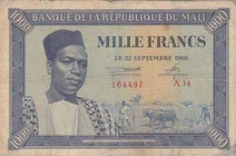 Mali, 1.000 Francs, ... 