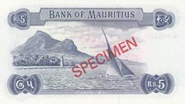 Mauritius, 5 Rupees, 1978, UNC, p30c  ... 