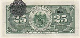 Mexico, 25 Centavos, 1915, UNC, pS1069  