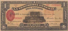 Mexico, 1 Peso, 1916, ... 