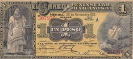 Mexico, 1 Peso, 1913, ... 