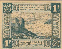 Morocco, 1 Franc, 1944, UNC, p42  