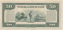 Netherlands Indies, 50 Gulden, 1943, XF (+), ... 