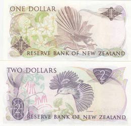 New Zealand, 1-2 Dollars, 1989-1992, UNC, ... 