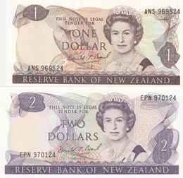 New Zealand, 1-2 Dollar, ... 