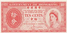 Hong Kong, 10 Cents, ... 