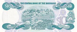 Bahamas, 10 Dollars, 1992, UNC,p53