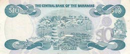 Bahamas, 10 Dollars, 1992, XF (+),p53a