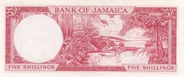 Jamaica, 5 Shillings, 1960, AUNC,p49