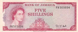 Jamaica, 5 Shillings, ... 