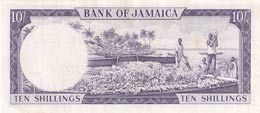 Jamaica, 10 Shillings, 1964, UNC,p51Bc