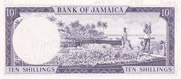 Jamaica, 10 Shillings, 1964, UNC,p51Bcs, ... 