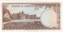 Jersey, 10 Shillings, 1963, UNC,p7a