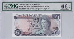 Jersey, 1 Pound, 1976, ... 