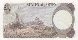 Jersey, 5 Pounds, 1976, XF,p12b