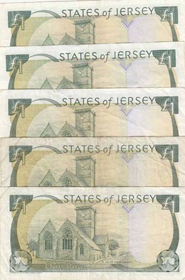 Jersey, 1 Pound, 1989/2000, VF,p16 / p26, ... 