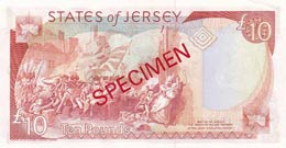 Jersey, 10 Pounds, 1989, UNC,p17s, SPECİMEN