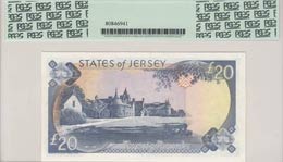Jersey, 20 Pounds, 1993, UNC,p23a, Very low ... 