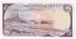 Jersey, 5 Pounds, 2000, UNC,p27a